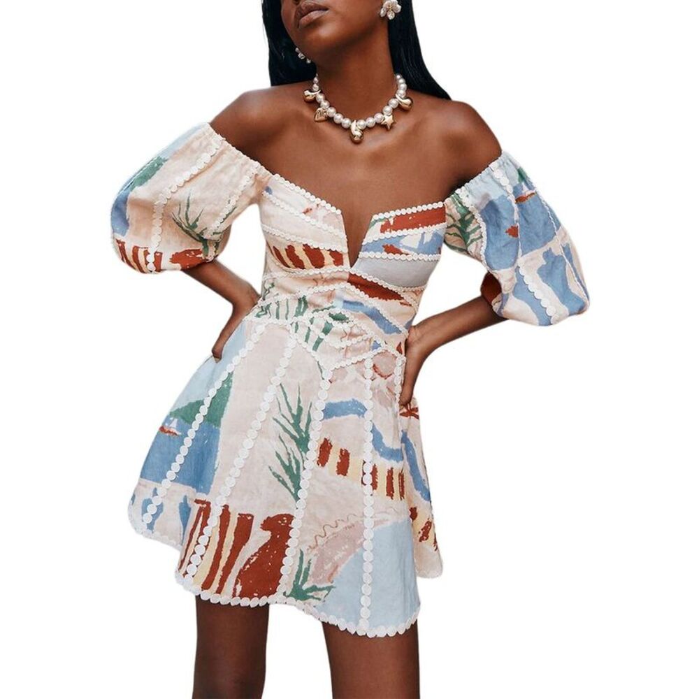 Amina Glam Womens  Mini Dress